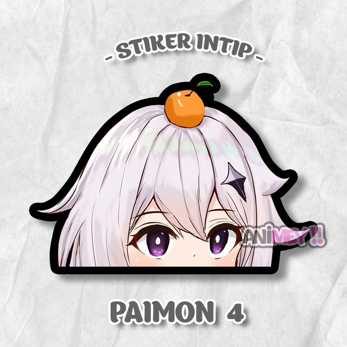 Gambar Stiker Intip Paimon Genshin Impact / Sticker Anime Waterproof - 4, SMALL dari ANIMEY hobbies undefined Tokopedia