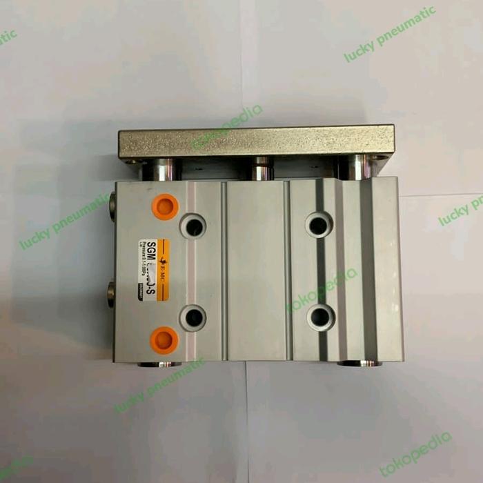 Gambar Air cylinder SG series high precision guide SGM-32x100-S EMC pneumatic dari Lucky pneumatic undefined Tokopedia