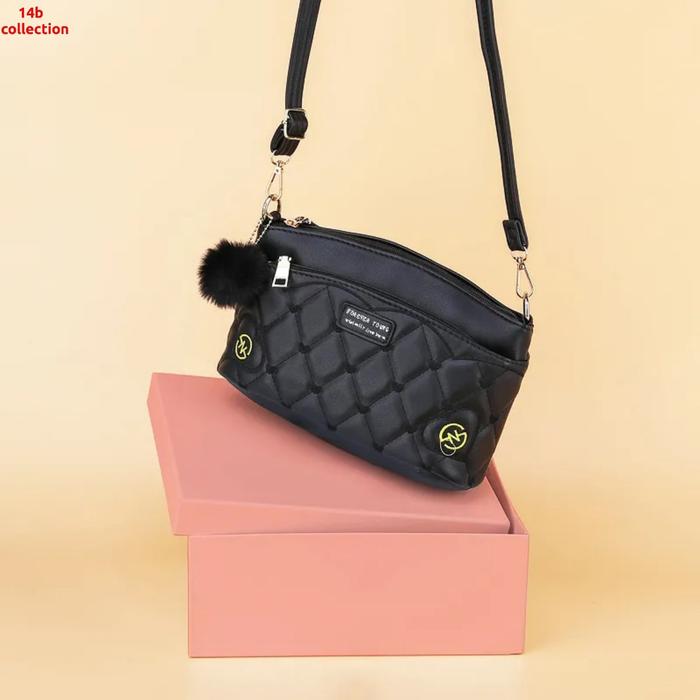 Gambar Tas Selempang Wanita Kulit Bordir S01 Slingbag Wanita Kulit Selempang - Hitam dari Superxstore1 undefined Tokopedia