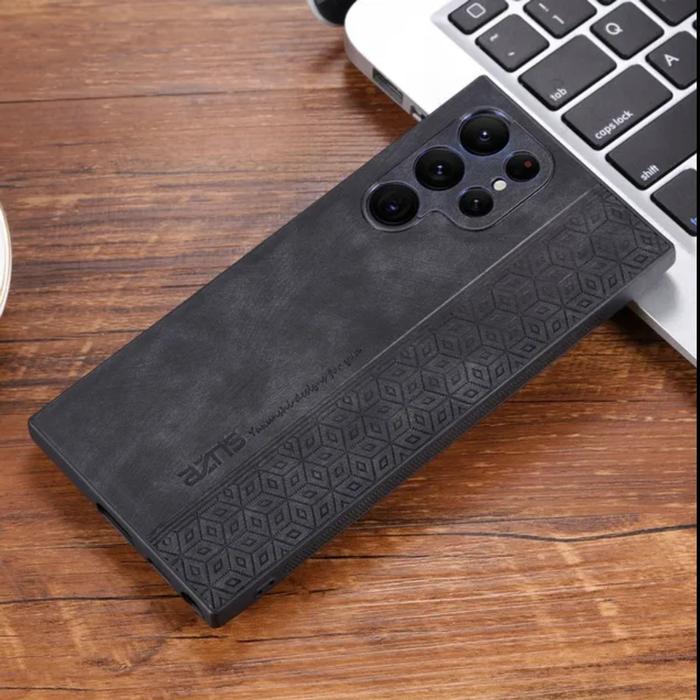 Gambar Case SAMSUNG GALAXY S23 ULTRA Softcase Luxury Leather Pelindung Kamera - Hitam dari Vinbest Acc undefined Tokopedia