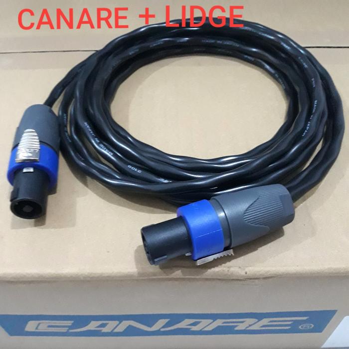 Gambar kabel speaker CANARE 2S7F (made in Japan) 5 meter+2 jack speakon LIDGE dari NJ CONNECTOR undefined Tokopedia