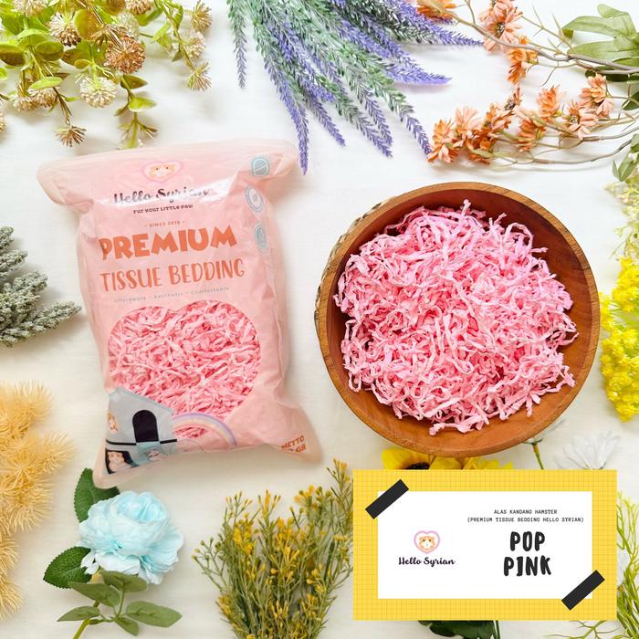 Gambar Handmade Tissue Bedding - Serbuk Hamster - Variant Pop Pink dari Hello Syrian undefined Tokopedia