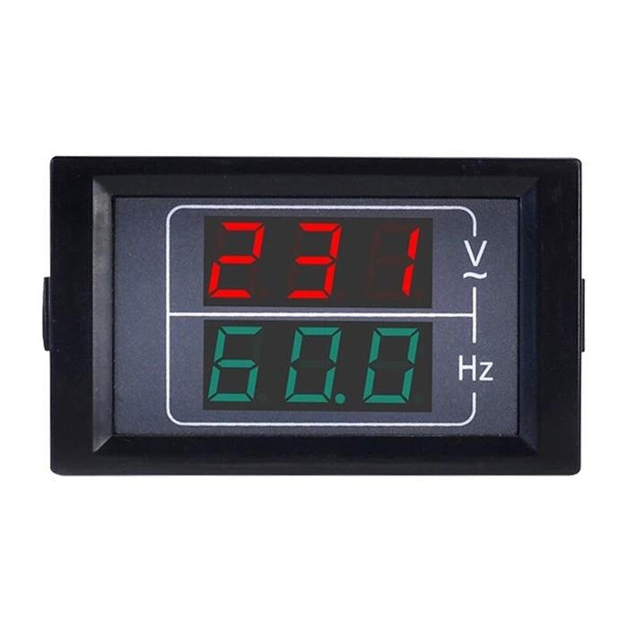 Gambar Pengukur Tegangan Frekuensi Voltmeter Frekuensi Meter Akurasi Tinggi - Hitam dari Daily-Mall undefined Tokopedia