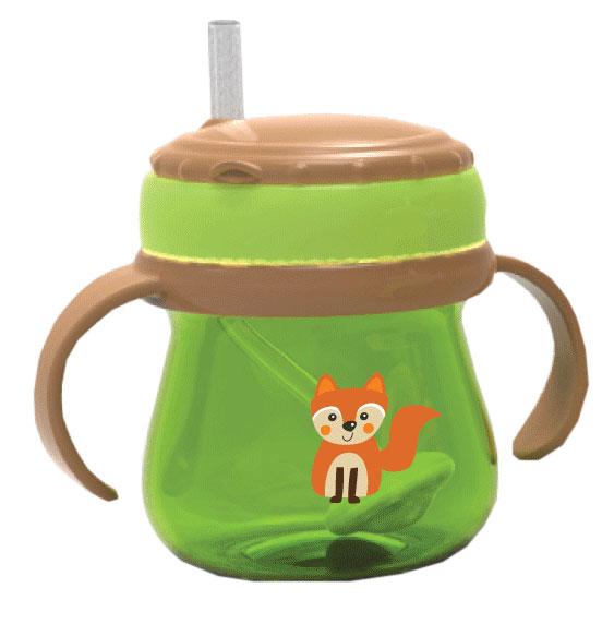 Gambar BabySafe - JP019 - Botol Minum Dengan Bandul Pemberat 250 ml | Botol  Anak dengan Sedotan | Botol Minuman Anak | Gelas Anak - Green dari BabySafe Indonesia undefined Tokopedia