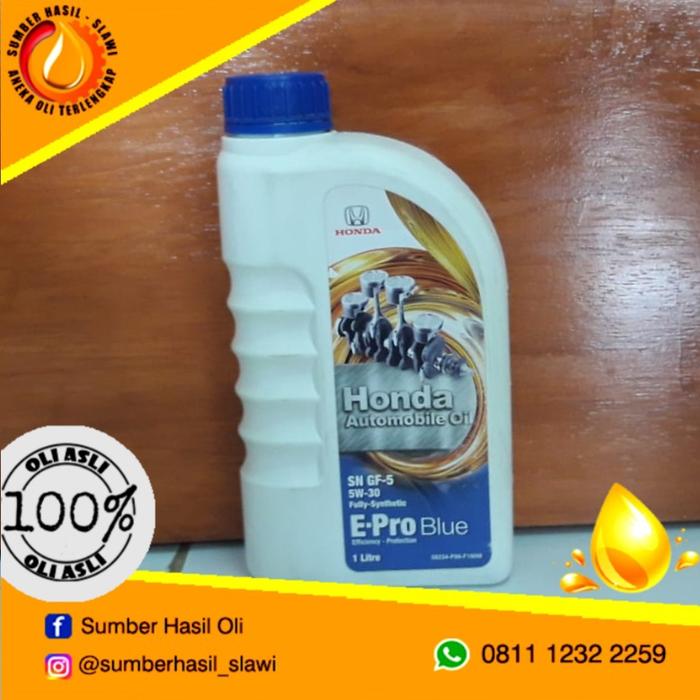Jual HONDA EPRO BLUE 5W-30, 1LITER - Kab. Tegal - Sumber Hasil Slawi ...