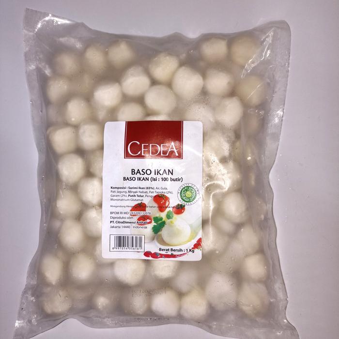 Gambar CEDEA bakso ikan /baso ikan isi 100 butir 1kg /baso ikan dari YH FROZEN BINONG undefined Tokopedia
