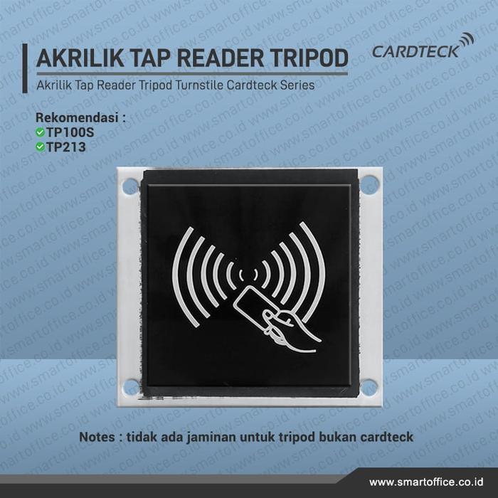 Gambar Akrilik Tap Reader Tripod Turnstile Flap Barrier Gate Cardteck Series - POLOS dari FOCUS SECURITY STORE undefined Tokopedia