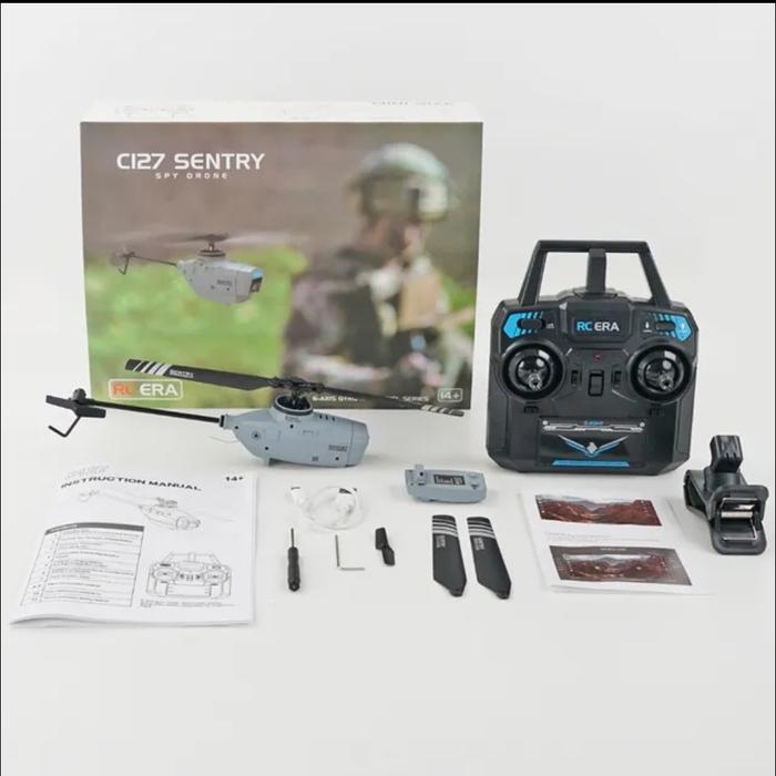 Gambar RC Helicopter C127 Sentry Spy Drone Military Camera FPV dari Yoonik undefined Tokopedia