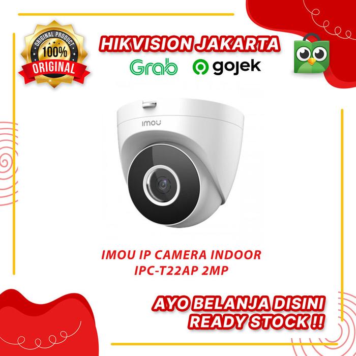 Gambar IP CAMERA IMOU IPC-T22AP 2MP Eyeball POE SUPPORT NIGHT VISION ONVIF dari Hikvision Jakarta undefined Tokopedia