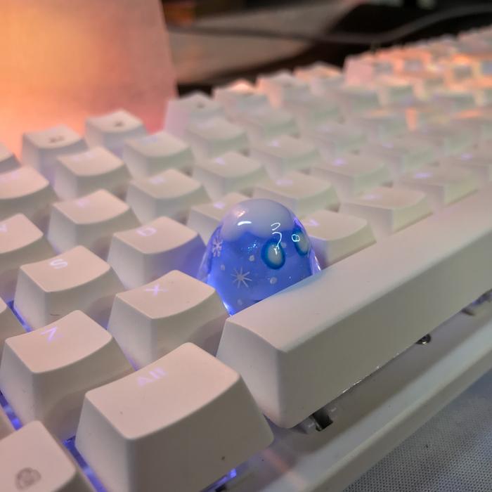Gambar Keycaps Slime || Artisan Keycaps Resin || Keycaps Impact - cryo, custom warna dari Baka_Studio.id undefined Tokopedia