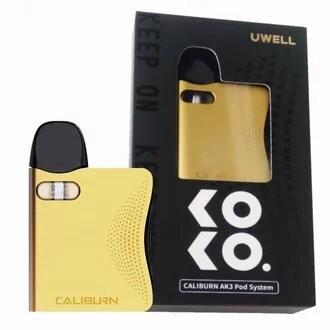 Gambar UWELL Caliburn AK3 Pod Kit Authentic - Gold dari Podshub undefined Tokopedia
