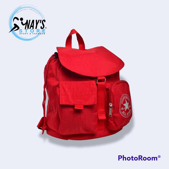 Gambar Converse Lifestyle Wrinkle Backpack - Navy dari Naysstoreid undefined 5 Tokopedia