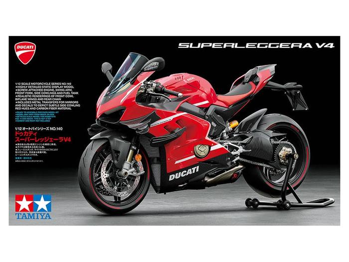 Gambar Tamiya 1/12 Motorcycle Ducati Superleggera V4 model kit dari Ariga toko undefined Tokopedia