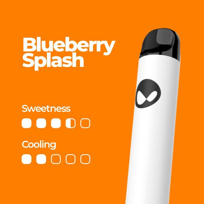 Gambar WAKA SOLO WAKASOLO DISPOSABLE ONE TIME USE SEKALI PAKAI ALL VARIANT - BLUEBERRY SPLAS dari Pop Rock Store undefined 4 Tokopedia