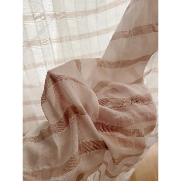 Gambar AIRY LINEN CURTAINS / WINDOW PANELS - Gorden / Hordeng / Tirai / Vitrase Linen Aesthetic Pinterest Korean Bohemian - 3, T150 dari Calico Living undefined Tokopedia