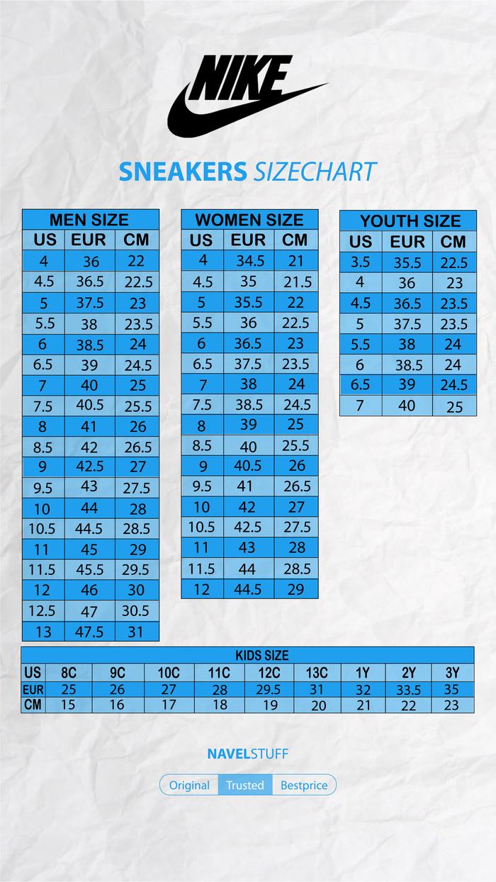 Botines Nike Argentina Tabla De Tallas Nike Zapatillas Nike Tabla