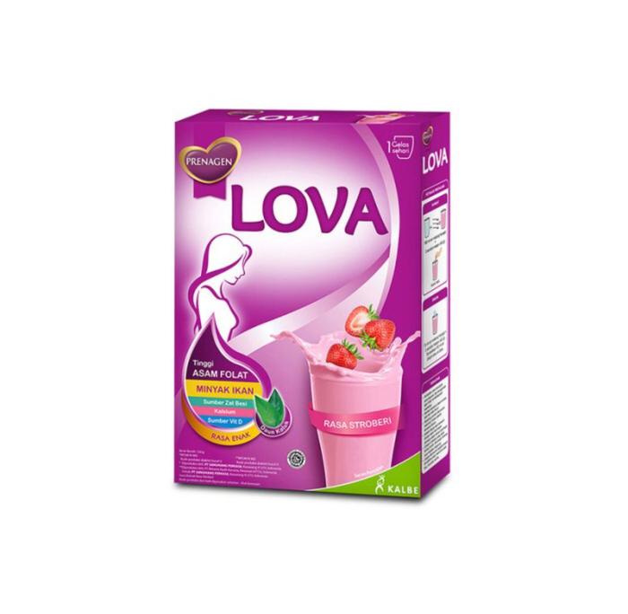 Gambar PRENAGEN LOVA 120 gram (6 box) - Stroberi dari Online Susu undefined Tokopedia