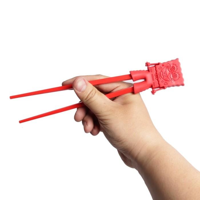 Gambar Sumpit Anak Model Spongebob | Chopstick Kids Spongebob Kado Anak - RED dari Mega Indo Grosir undefined Tokopedia