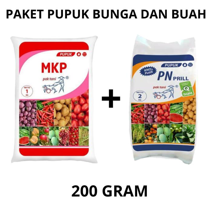 Gambar Pupuk Pembuahan MKP Dan KNO3 Putih Mempercepat Pembungaan Anti Rontok - MKP PN PRILL dari Alfatihjayatani undefined Tokopedia
