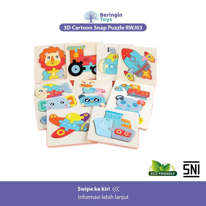 Gambar Beringin Toys Puzzle Kayu / Mainan Edukasi / Mainan Puzzle Anak dari Beringin Toys undefined Tokopedia