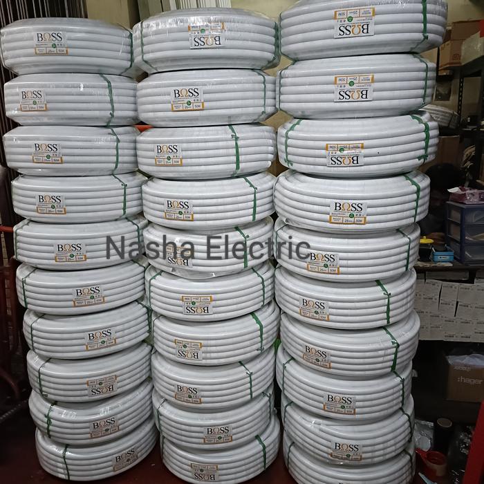 Gambar Boss flexible Conduit 25mm Hitam/putih - Putih dari Nasha Electric undefined Tokopedia