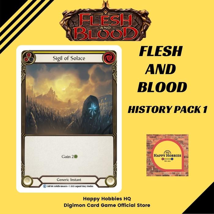 Gambar Sigil of Solace Rare 1HP388 1HP389 History Pack 1 FAB Singles - Yellow dari Happy Hobbies HQ SUB undefined Tokopedia