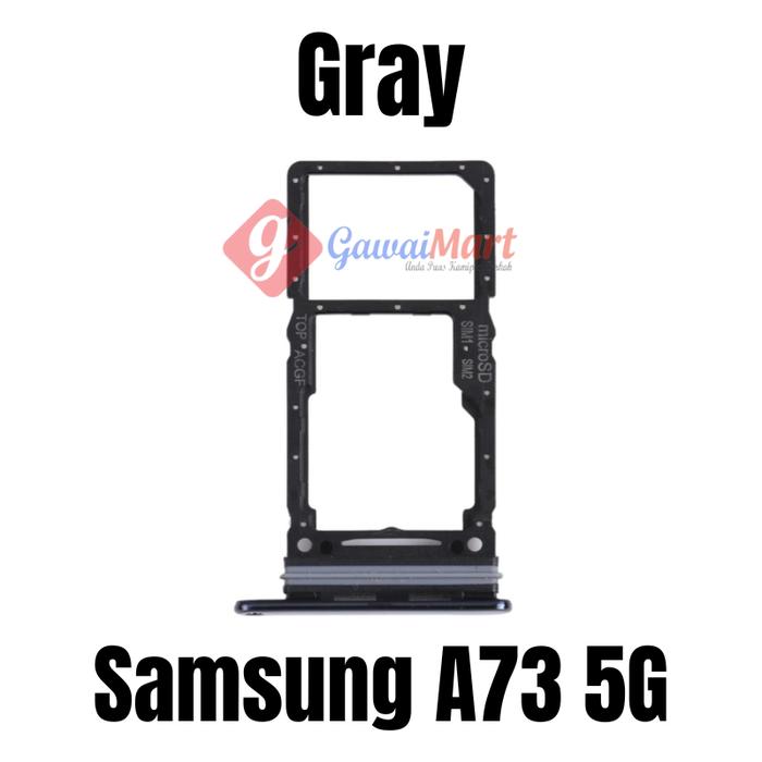 Gambar Sim Tray Samsung A73 5G Slot Sim Card Simlock Tempat Simcard Simtray - Gray dari Gawai Mart undefined Tokopedia
