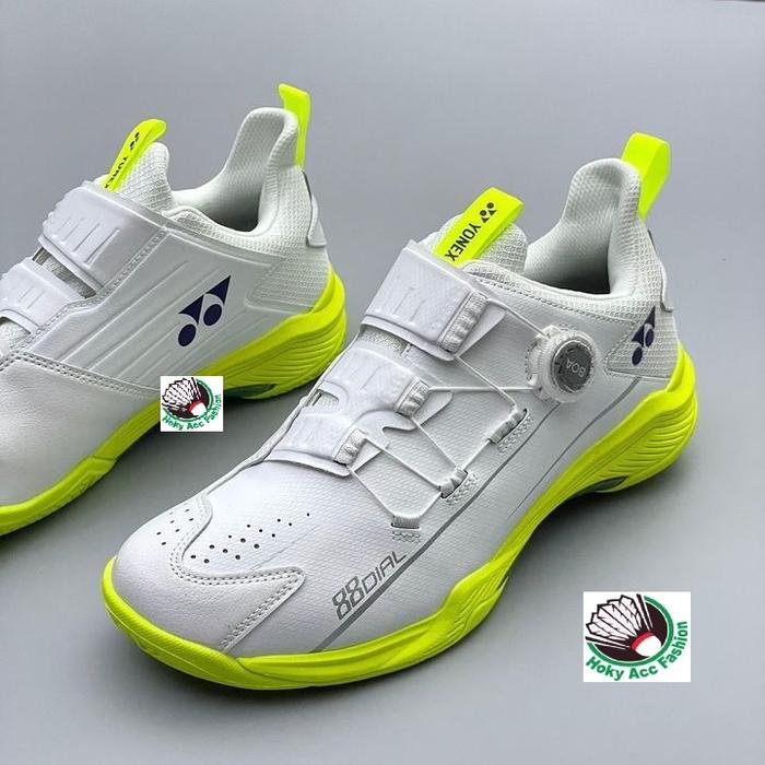 Gambar New Colour 2023 Sepatu Badminton Yonex Dial 88 II / Dial 88 2 Original - WHITE / LIME dari Hoky Acc Fashion undefined Tokopedia
