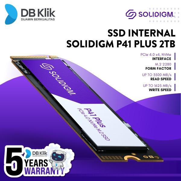 SSD Internal SOLIDIGM P41 Plus 2TB M.2 NVMe by SK HYNIX - PFKNU020TZX1