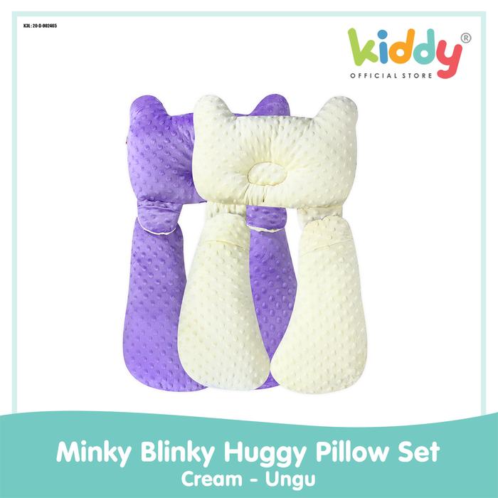 Gambar Kiddy Minky Blinky Huggy Pillow Set / Bantal Tidur Anak Bayi - Ungu dari Bayi Kiddy undefined Tokopedia