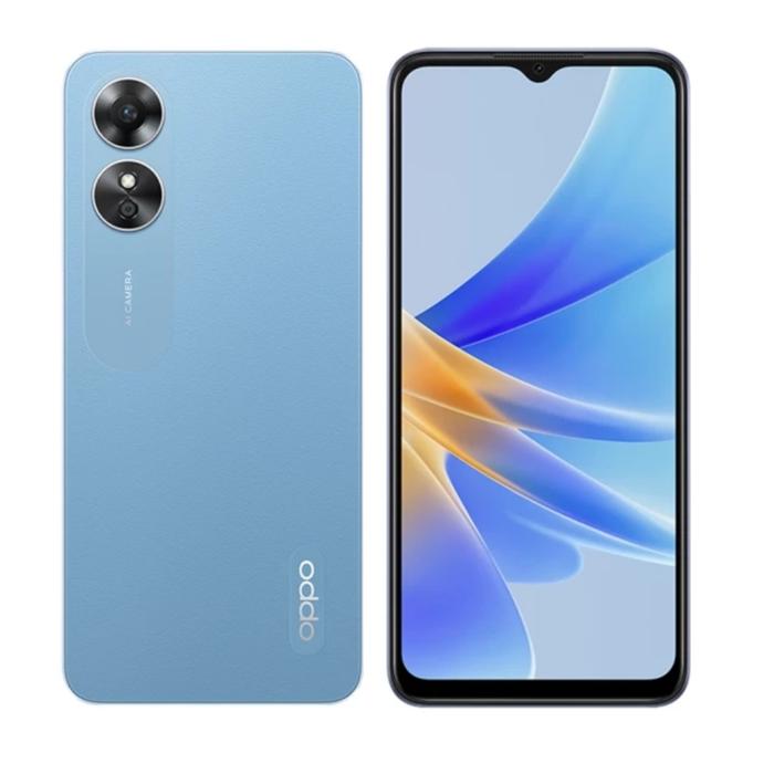 Gambar oppo a17 4/64 garansi resmi - Biru Muda dari keishagadget undefined Tokopedia