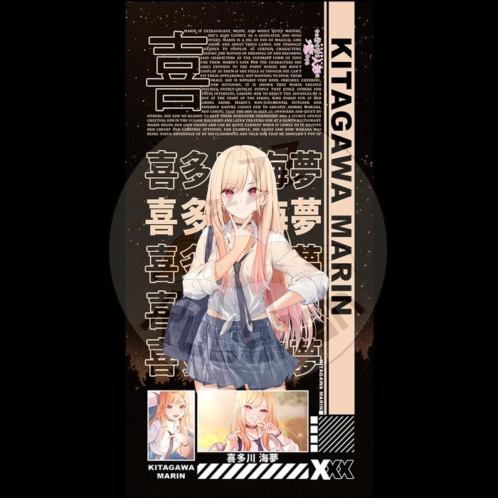 Gambar Custom Case Anime My Dress-Up Darling, Kitagawa Marin - All type Hp - style 1, Hardcase 2D dari Rubahan.Official undefined Tokopedia