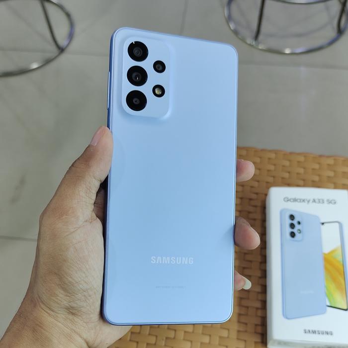 Gambar samsung a33 5g 8/128 second resmi - Biru dari hanafi.cell undefined Tokopedia