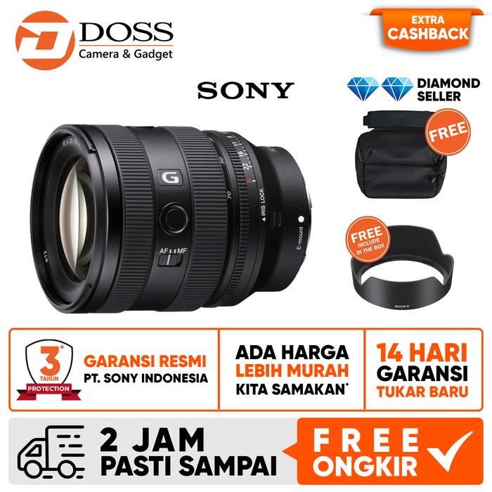 Gambar Sony FE 20-70mm f4 G Lens Sony FE 20-70 mm f/4 G - StandardPackage dari DOSS Camera & Gadget undefined Tokopedia