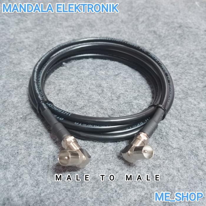 Gambar Kabel Antena Loop Out Set top box Male To Female Jumper Cable RG - male to male, 10 meter dari IwaME Shop undefined Tokopedia