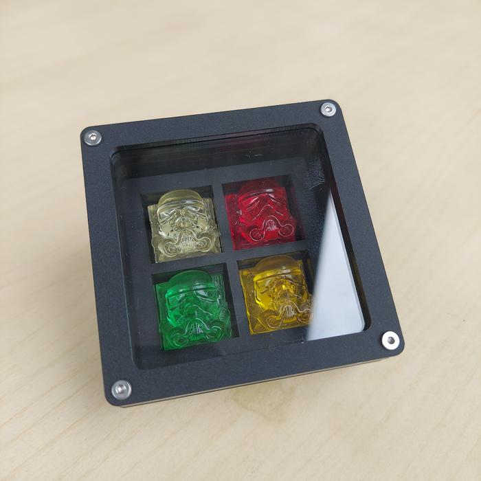 Gambar Artisan Keycaps Display Box - Hitam Satin, 1x1 dari Keyboard Kasep Co. undefined Tokopedia