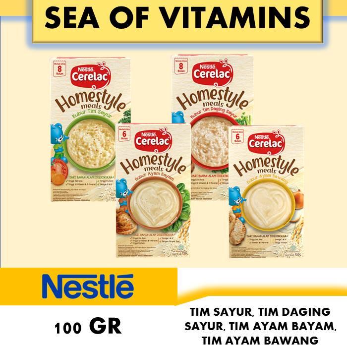 Gambar Cerelac Homestyle Bubur Bayi 100GR - TIM AYAM BAWANG dari Sea Of Vitamins undefined Tokopedia