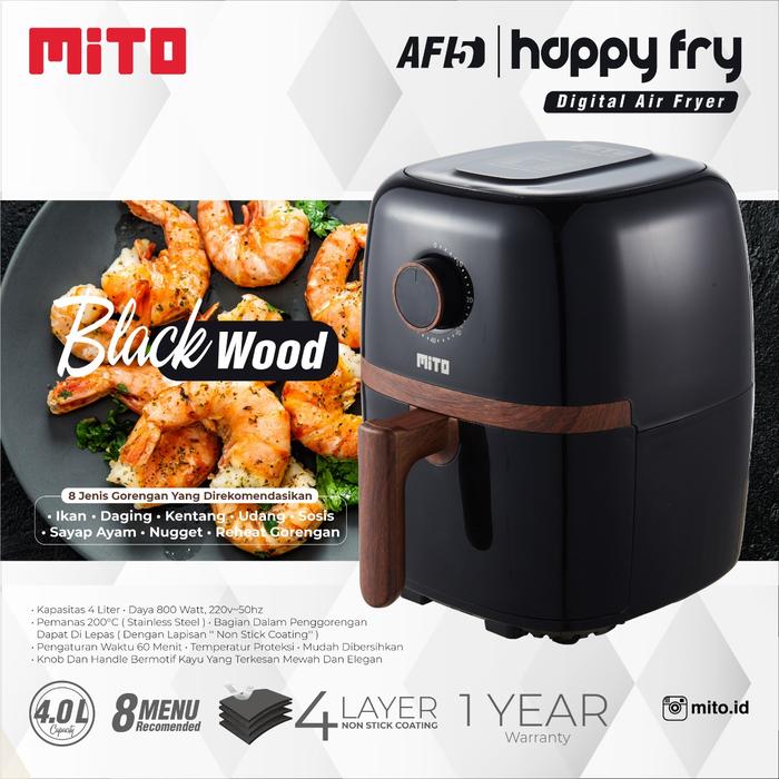 Gambar Digital Air Fryer AF5 Happy Fry - Hitam dari MITOCHIBA SHOP undefined Tokopedia