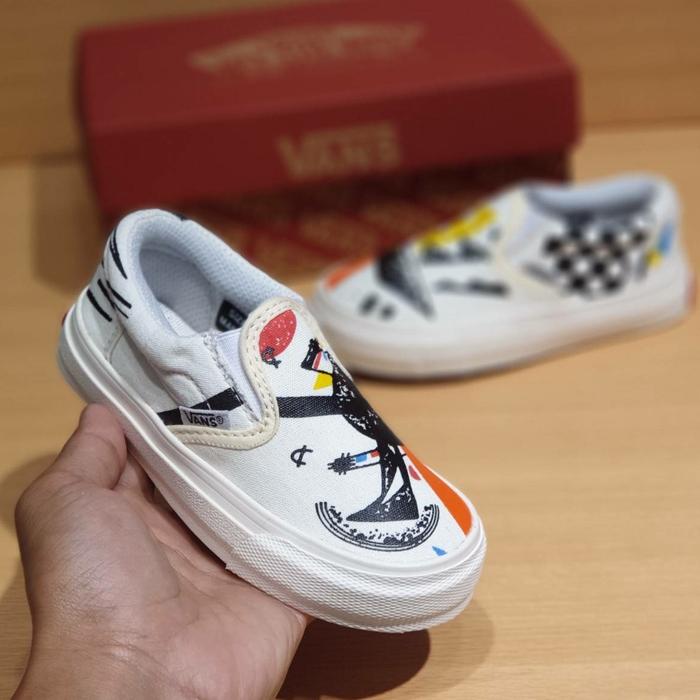 Gambar Sepatu Anak Vans Slip On Moma Kids 21-35 - 1, Tulis Dicatatan dari Johnsports undefined Tokopedia