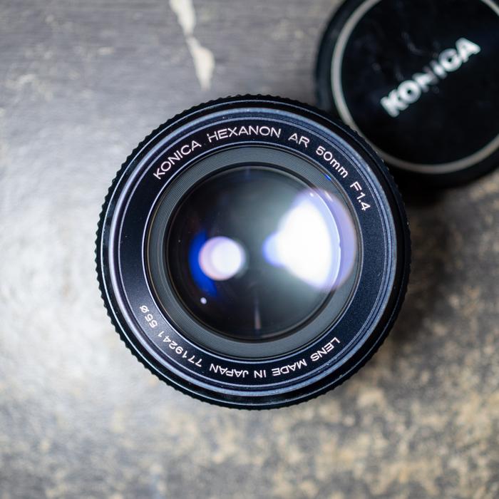 中古・良品】小西六 HEXANON 52mm f1.4 LMマウント