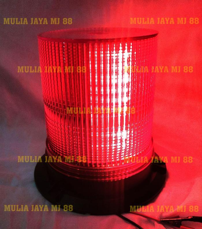 Gambar Lampu Rotary LED 3 Model Setelan Nyala 24 Volt BEST QUALITY - Merah dari Mulia Jaya MJ 88 undefined Tokopedia