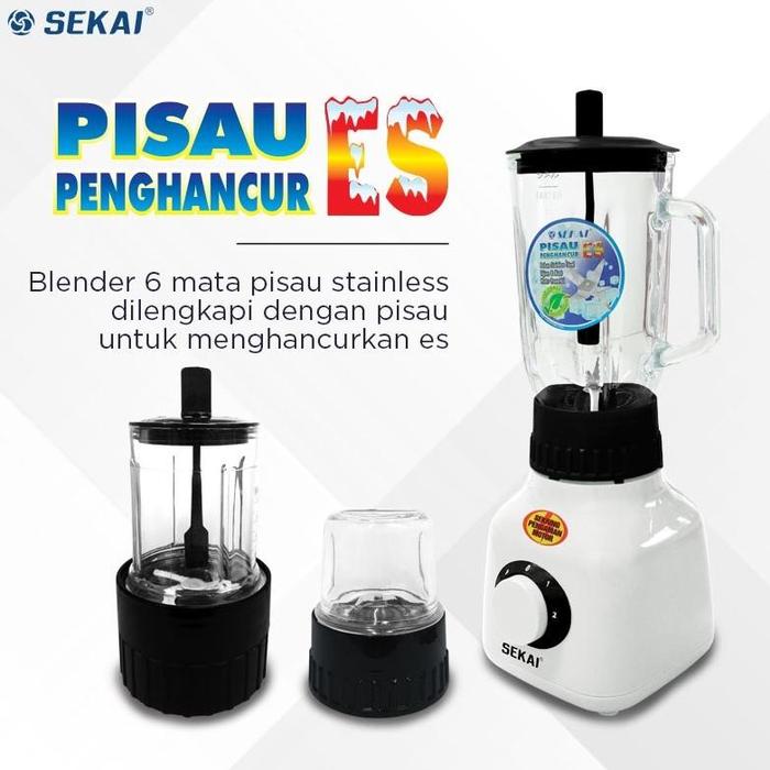 Gambar Sekai Blender Pelumat (3in1) BL 752 GL - Hitam dari amac electronic store undefined Tokopedia
