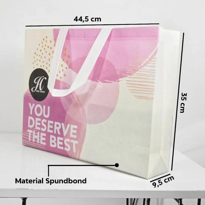 Gambar Goodie Bag Pink - Reusable Bag Original tas belanja shopping noplastic - Ver 1 dari Jimshoneyshop undefined Tokopedia