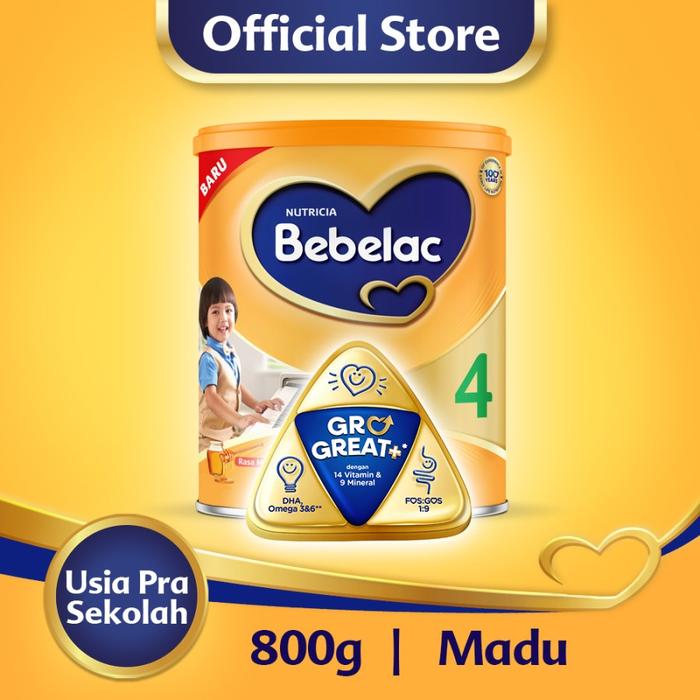 Gambar bebelac 4 usia 3 - 6 tahun vanila/ madu kaleng 800 gram - VANILA 800 dari TOKO_SELAMAT DATANG undefined 5 Tokopedia