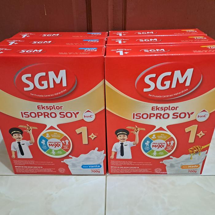 Gambar SGM EKSPLOR 1+ SOYA VANILA MADU 700GR - madu dari Tisko Mom & Baby Shop undefined Tokopedia
