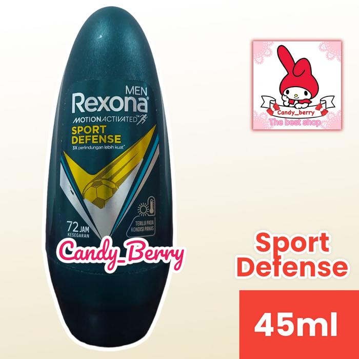 Gambar Rexona Men Roll On Ice Cool 50 ml - sport defence dari CandySweetyShop undefined Tokopedia