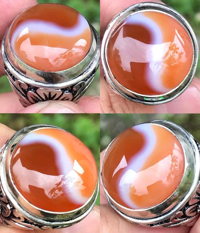 Gambar Cincin Batu Akik Natural Motif Gambar Yin Yang Energi Hoki Top Antik 5 dari Doni Hobigems undefined Tokopedia