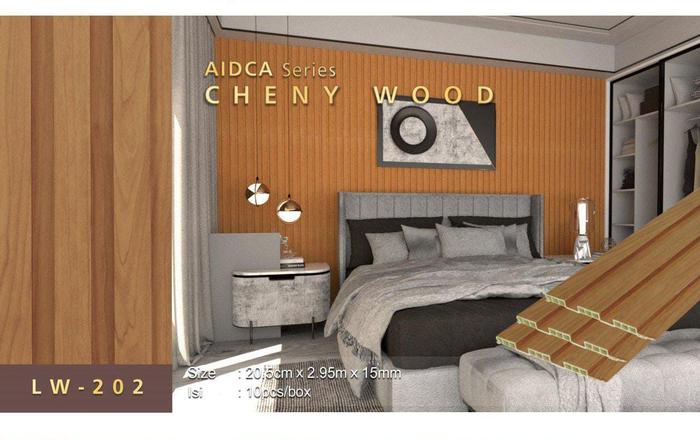 Gambar LAIV Wallpanel PVC 3D / Wall Panel WPC kayu Aidca Lebar Besar 20cm - LW - 202 dari Unique Carpet & Decoration undefined Tokopedia