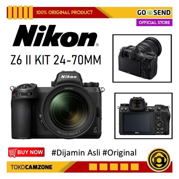 Promo Nikon Z6 II Kit 24-70mm Mirrorless Digital Camera Nikon Z6II