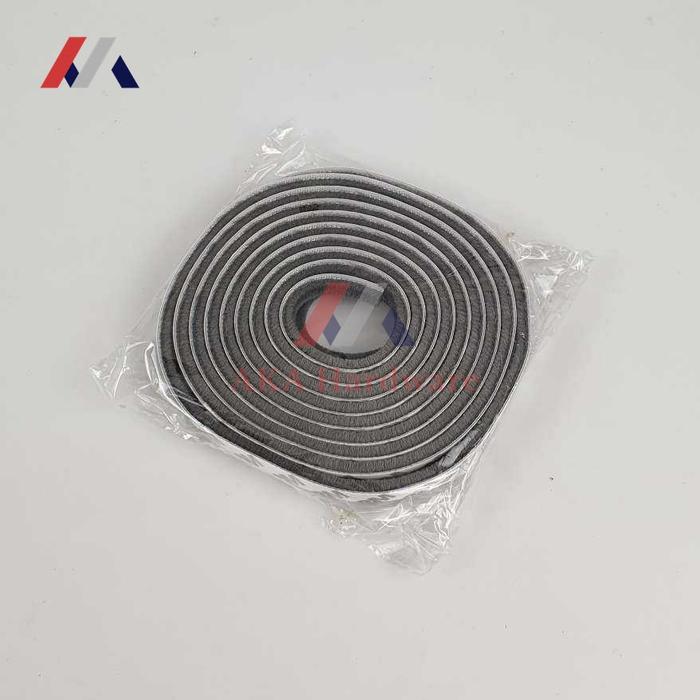 Gambar Mohair Tape Lis Bulu Penutup Celah Pintu Grey Double Tape - 9mm X 9mm dari AKA Hardware undefined Tokopedia